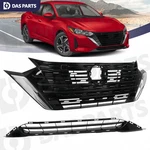 Front Bumper Upper Grille W/chrome Trim Lower For 2024 2025 Nissan Sentra. Fixed Price $389.99.