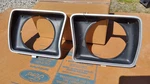 Nos Ford 1978 Bronco F150 F250 Driver & Passenger Headlight Door Bezels. Fixed Price $159.95.