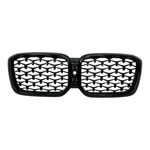 Broken Tab* 22-24 Bmw X3 G01 X4 G02 Front Upper Diamond Kidney Style Grille Oem. Fixed Price $215.00.