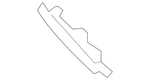 Genuine Mazda Lower Grille Plate BDTT-50-1V2A. Fixed Price $6.76.