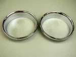 1956/1957 Lincoln Continental Mark Ii Front Headlight Bezels Pair. Fixed Price $429.95.
