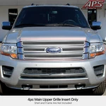 Fits 2015-2017 Ford Expedition Upper Stainless Steel Chrome Mesh Grille Insert. Fixed Price $112.99.