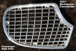 1951 Studebaker Commander Right Hand Passenger Side Chrome Grille Oem. Fixed Price $125.00.