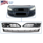 Front Bumper Cover Lower Side Grille Insert Trim Chrome Fits 2015- 18 A8 Base. Fixed Price $209.93.