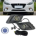 Upgrade Led Projector Cob Halo Angel Eye Drl Fog Light Kit For 2014-2016 Mazda 3. Fixed Price $89.96.