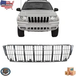 New Front Grille Insert Black Plastic For 1999-2003 Jeep Grand Cherokee 5FT35XS9. Fixed Price $25.15.