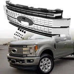 2017-2019 Ford F250 F350 F450 Super Duty Chrome Front Upper Grille Platinum. Fixed Price $162.00.