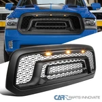 Fits 2013-2018 Dodge Ram 1500 Black Mesh Style Bumper Hood Grille W/ Led Lights. Fixed Price $124.95.