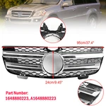 Front Bumper Grille Fits For Mercedes Benz Gl-class X164 2007-2009 Chrome. Fixed Price $139.19.