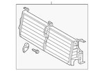 Genuine Audi Radiator Shutter Assembly 4M0-121-219-B. Fixed Price $367.20.