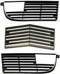 1973 Corvette Front Grille Piece Set Right Left Center Chrome C3 New. Fixed Price $188.05.