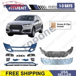 Complete Bumper Cover Grille Molding Valance Skid Plate For 2016-19 Audi Q7 Base. Fixed Price $799.12.
