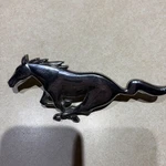 1971 1973 Ford Mustang Grill Emblem D1ZB-8213-AA.. Fixed Price $30.00.