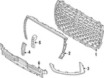 Genuine Ford Grille Assembly Radiator PJ7Z-8200-SC. Fixed Price $439.47.