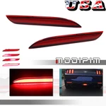 12V Red Led Rear Fog/reverse Light Brake Lamps 2015-2017 Ford Mustang. Fixed Price $29.99.