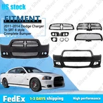 Complete Front Bumper Assembly For Dodge Charger To SRT8 STYLE(2008-2014). Fixed Price $451.17.