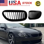 Gloss Black Front Kidney Grille For Bmw E63 E64 M6 2D 2004-10 Single Line. Fixed Price $38.89.