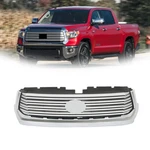 For 2014-2017 Toyota Tundra Plastic Chrome Silver Front Bumper Grille 531000C310. Fixed Price $148.02.