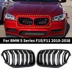 2X Gloss Black Dual Slat Kidney Grille For Bmw 5-SERIES F10 F11 M5 10-16. Fixed Price $32.95.