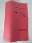 Vintage Porsche 911 Turbo 993 Manual Obd Ii Supplement 1995 Wkd 483320.01. Fixed Price $49.95.