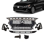 For 2018-2020 Hyundai Elantra Gt Front Upper Lower Grille With Foglight Covers. Fixed Price $216.99.