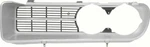 Oer Reproduction Left Hand Standard Grill 1967 Pontiac Firebird. Fixed Price $109.98.