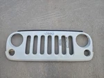 Used 2007-2018 Oem Jeep Wrangler Jk Front Grille White Damaged For Repair. Fixed Price $75.00.