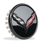 C7 Corvette Gm Center Cap W/crossed Flags Logo - Carbon Flash Black. Fixed Price $59.95.