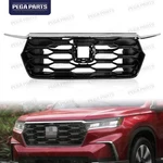 For 2023-2025 Honda Pilot Front Bumper Upper Grille W/ Chrome Trims Black. Fixed Price $109.98.