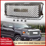 Front Bumper Upper Grille Chrome Fits Gmc Sierra 1500 2014 2015 Denali. Fixed Price $148.00.
