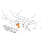 1975-1979 Corvette C3 Front Grille Inner Mounting Bracket Left. Fixed Price $29.95.