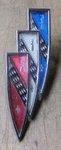 1968 Buick Sport Wagon Skylark Tri-shield Grill Emblem Original 1394201 Gm. Fixed Price $44.00.