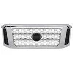 For Nissan Titan Xd 2017-2019 Front Upper Grille Assembly Chrome Painted. Fixed Price $275.00.