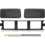 Front Bumper Cover Lower Grille Trim Panel Abs Black Compatible With Ford F150. Fixed Price $103.98.