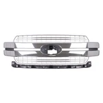 New And Painted Silver W/chrome Bars Front Grille Fits 2018-2020 Ford. Fixed Price $977.96.