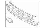 2025 2026 Hyundai Tucson Front Grille Upper Black Chrome Oem Replacement. Fixed Price $399.00.