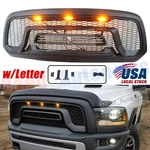 Front Grille For 2013-2018 Dodge Ram 1500 Upper Bumper Rebel Style Black#. Fixed Price $119.34.