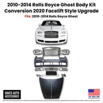 Rolls Royce Ghost 2010-2014 Aftermarket Body Kit 2020 Facelift Style Bumper. Fixed Price $8999.00.
