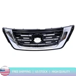 Front Bumper Grille Upper Chrome Black Plastic For Nissan Pathfinder 2017-2020. Fixed Price $64.99.