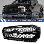 Front Upper Bumper Grill Ford F-150 F150 Platinum 2021 2022 2023 Agate Black. Fixed Price $214.98.