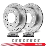 Front Disc Rotors Brake Pads For 2011-2019 Chevy Silverado Sierra 2500 3500 Hd. Fixed Price $169.78.