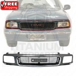 New Front Grille With Chrome Center For 1994-1997 Gmc Sonoma Jimmy GM1200355. Fixed Price $149.00.