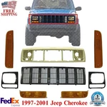 Header Panel Grille Headlight Door Park & Corner Lights For 97-01 Jeep Cherokee. Fixed Price $237.35.