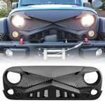 Front Matte Black Hawke Grille Bumper For 2007-2018 Jeep Wrangler Jku. Fixed Price $129.99.