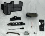 Chevrolet C3 Lot Of Parts 4 Speed Console Plate Door Handle Cowl Screen Bracket. Fixed Price $67.22.