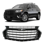 Black Front Bumper Upper Grille 84924280 For Chevrolet Traverse 2018 -2021. Fixed Price $97.99.