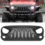 Abs Front Bumper Hood Mesh Grille Grid For Jeep Wrangler Jku 2007-2017. Fixed Price $149.99.
