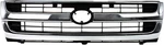 Black/chrome Finish Front End Grille For 97-00 Toyota Tacoma Pickup Truck. Fixed Price $132.73.
