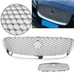 Chrome Hood Grille Front Upper Mesh Radiator For Jaguar Xfr 2016-2020. Fixed Price $123.49.