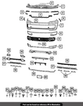 22-24 Jeep Wagoneer Grand Front Grille With Adaptive Cruise Mopar New. Fixed Price $403.78.